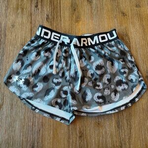 3/24$ Under Armour kids athletic shorts with fun print size Small